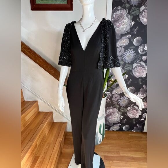 BHLDN x Badgley Mischka Tayah Jumpsuit/ size 4 - Picture 6 of 12